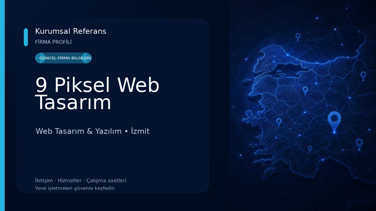 9 Piksel Web Tasarım Web Tasarım & Yazılım