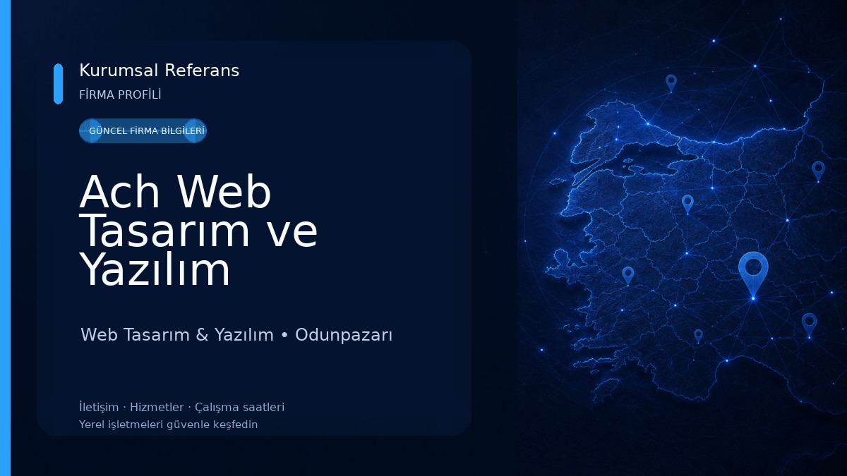 Ach Web Tasarım ve Yazılım