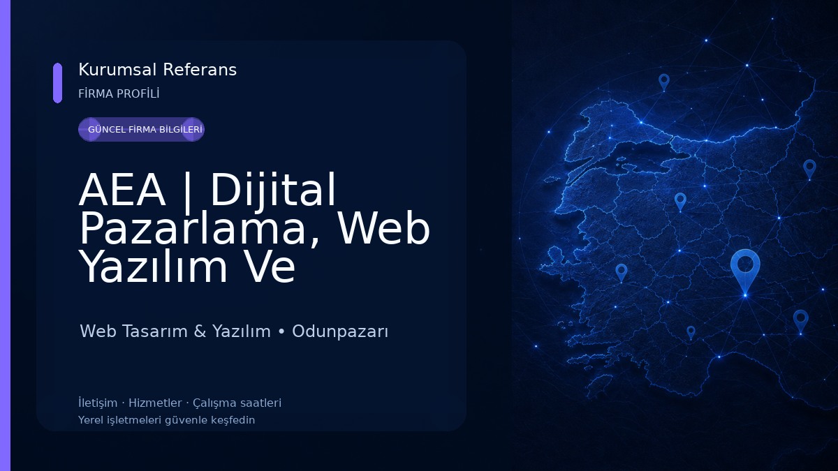 AEA | Dijital Pazarlama, Web Yazılım Ve Tasarım 