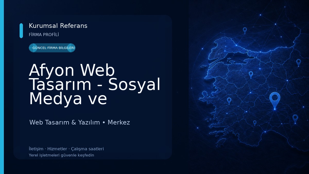 Afyon Web Tasarım - Sosyal Medya ve Reklam Ajansı | Medyafyon Web Tasarım & Yazılım
