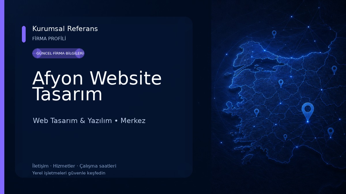 Afyon Website Tasarım