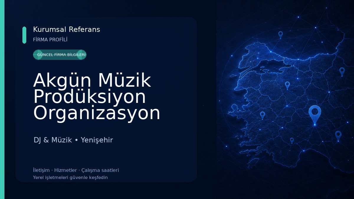 Akgün Müzik Prodüksiyon Organizasyon DJ & Müzik