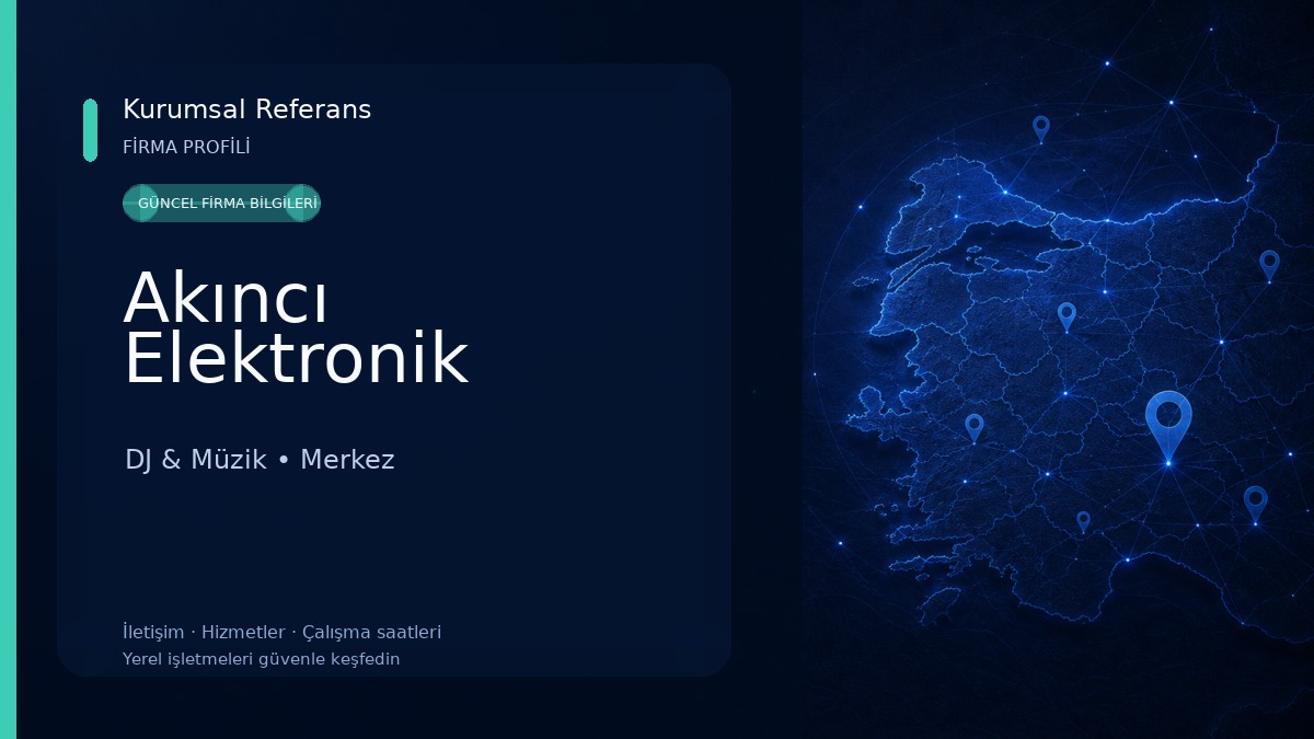 Akıncı Elektronik DJ & Müzik