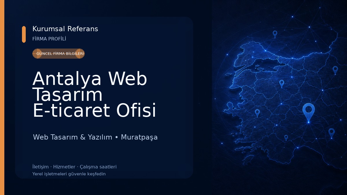 Antalya Web Tasarım E-ticaret Ofisi 