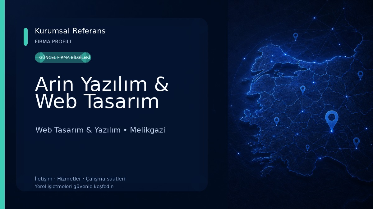 Arin Yazılım & Web Tasarım Web Tasarım & Yazılım