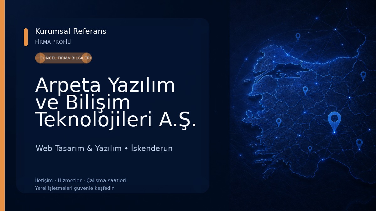 Arpeta Yazılım ve Bilişim Teknolojileri A.Ş. Web Tasarım & Yazılım
