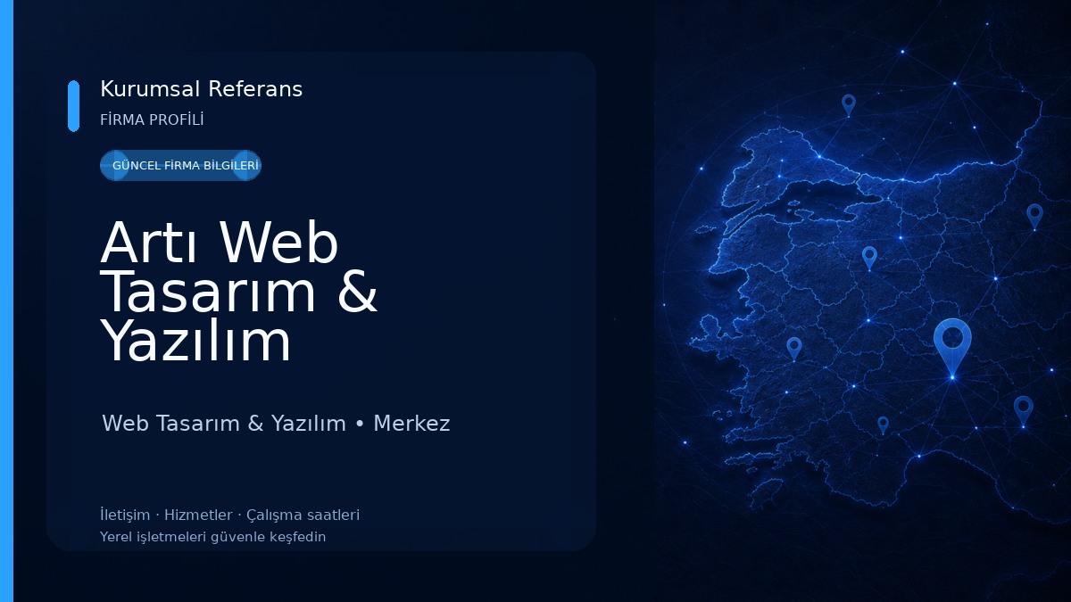 Artı Web Tasarım & Yazılım Web Tasarım & Yazılım