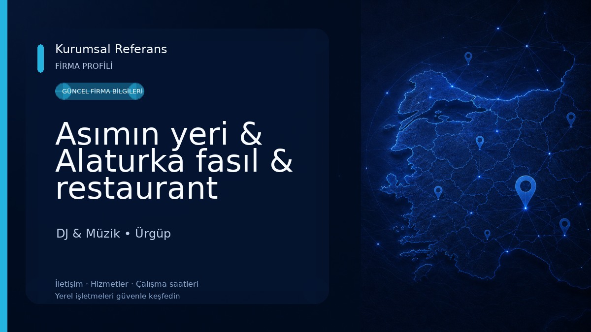 Asımın yeri & Alaturka fasıl & restaurant
