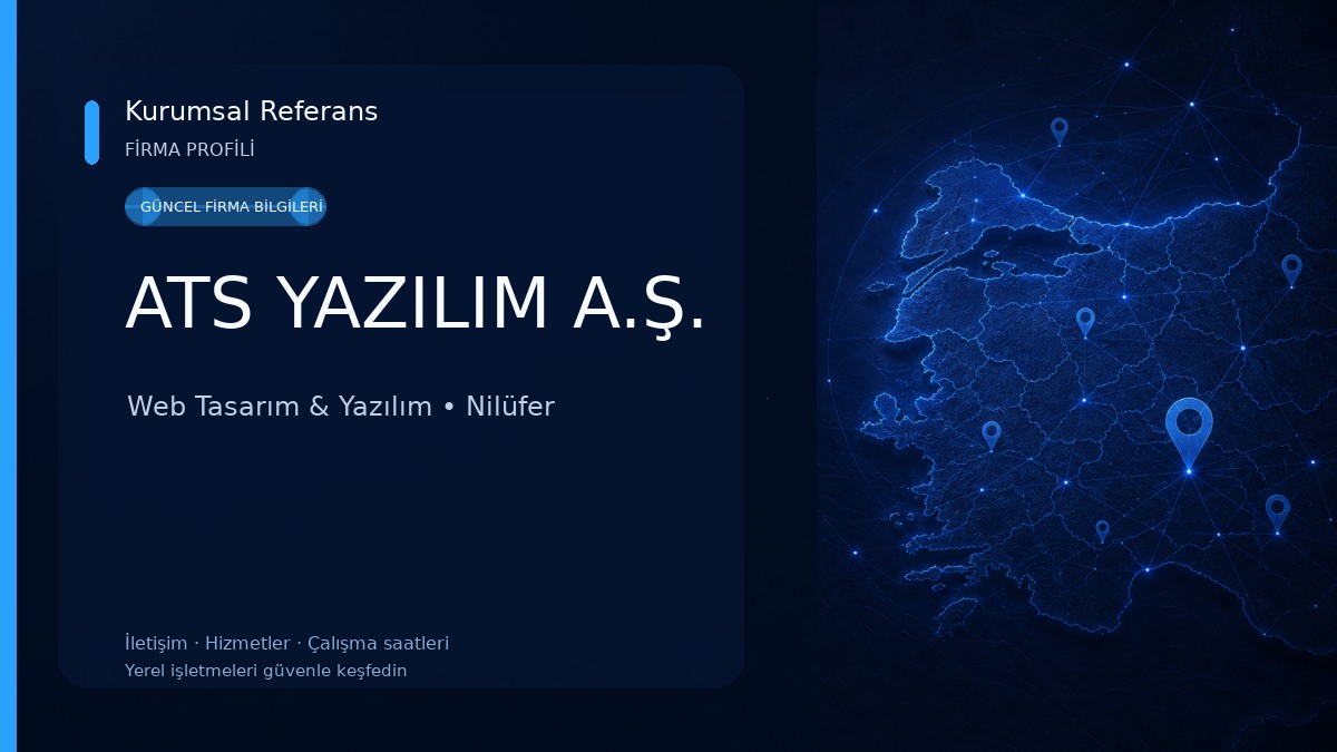 ATS YAZILIM A.Ş. Web Tasarım & Yazılım