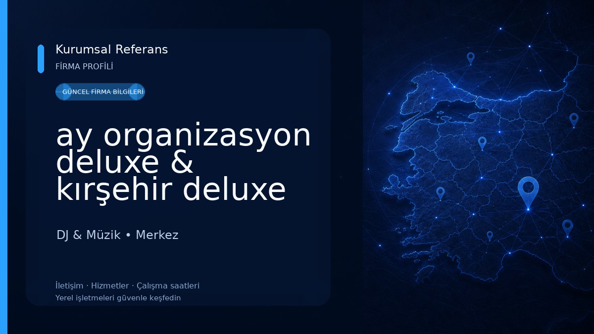 ay organizasyon deluxe & kırşehir deluxe bandosu DJ & Müzik