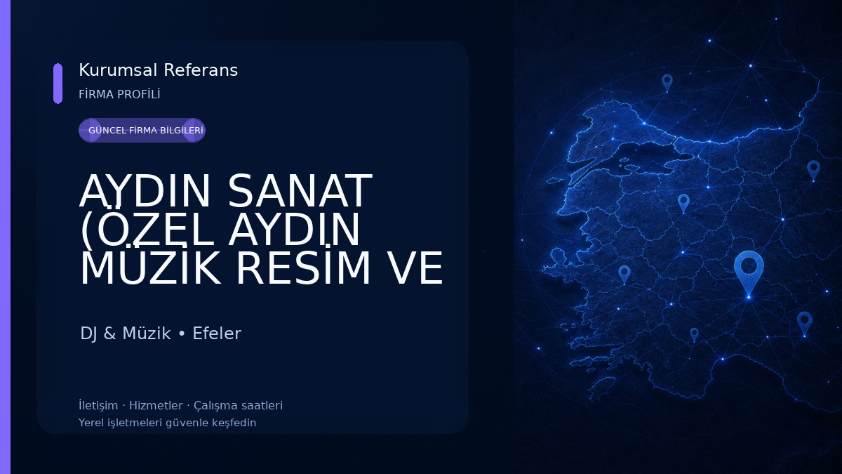 AYDIN SANAT (ÖZEL AYDIN MÜZİK RESİM VE DANS KURSU) DJ & Müzik