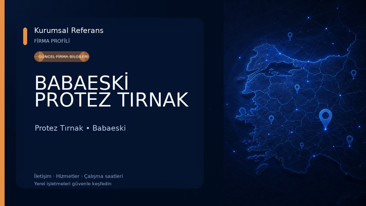 BABAESKİ PROTEZ TIRNAK 
