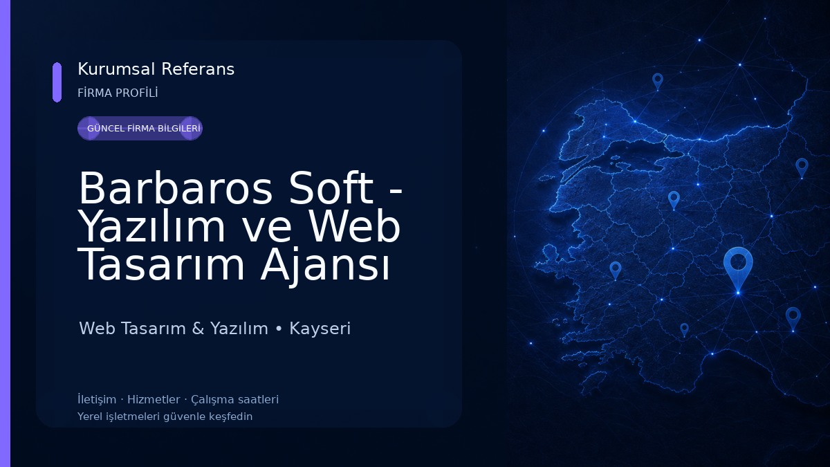 Barbaros Soft - Yazılım ve Web Tasarım Ajansı