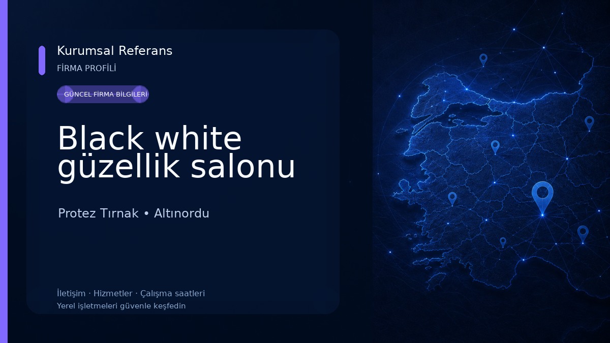 Black white güzellik salonu