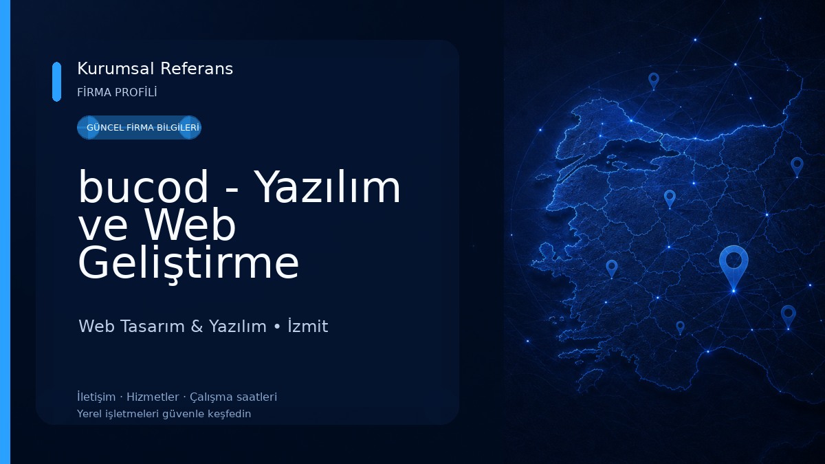 bucod - Yazılım ve Web Geliştirme Web Tasarım & Yazılım