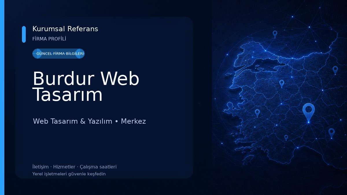 Burdur Web Tasarım 