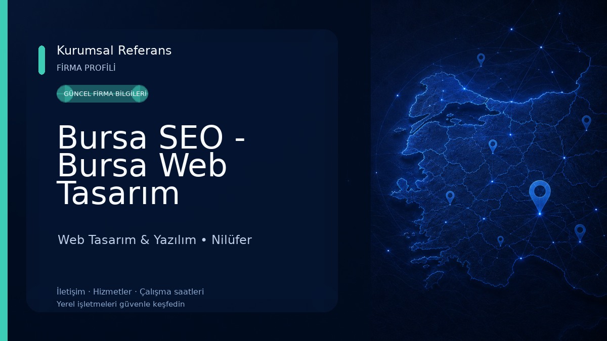 Bursa SEO - Bursa Web Tasarım Web Tasarım & Yazılım