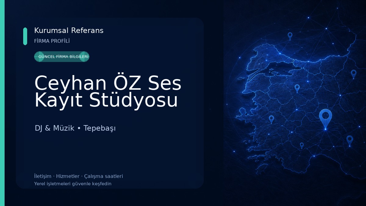 Ceyhan ÖZ Ses Kayıt Stüdyosu 