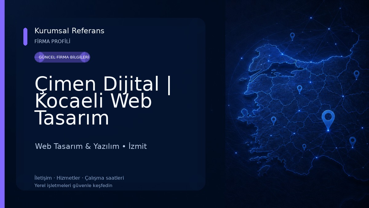 Çimen Dijital | Kocaeli Web Tasarım Web Tasarım & Yazılım