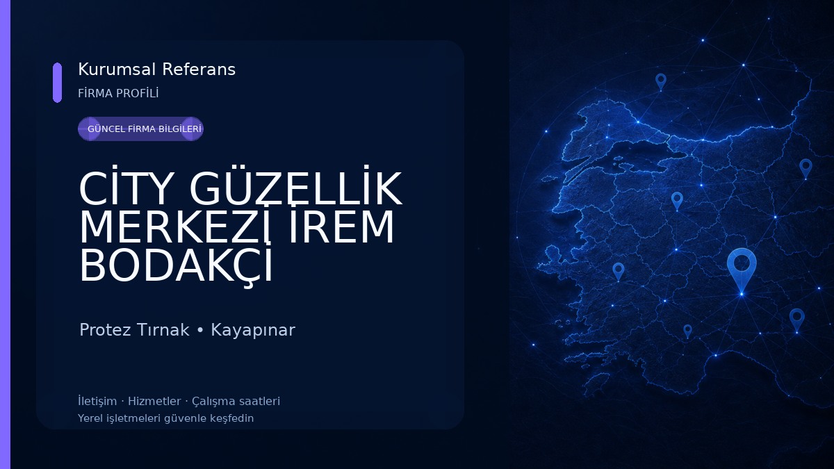 CİTY GÜZELLİK MERKEZİ İREM BODAKÇİ Protez Tırnak