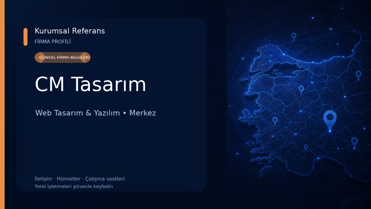 CM Tasarım Web Tasarım & Yazılım