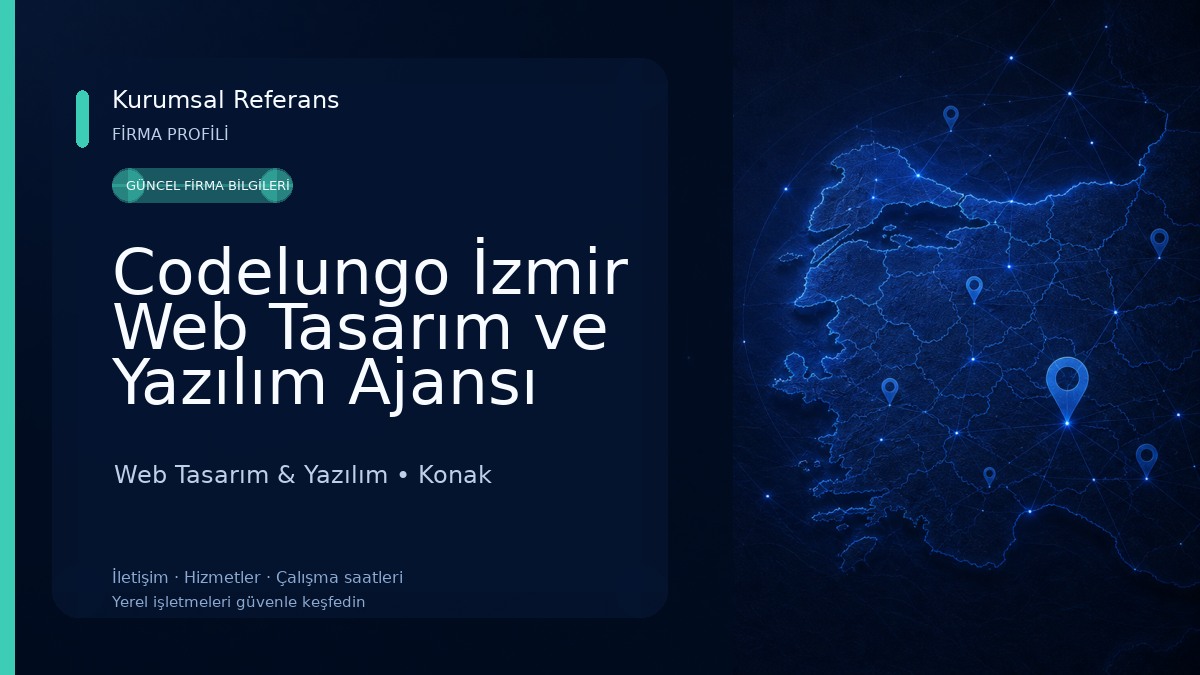 Codelungo İzmir Web Tasarım ve Yazılım Ajansı Web Tasarım & Yazılım