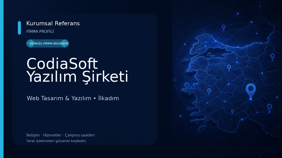 CodiaSoft Yazılım Şirketi Web Tasarım & Yazılım
