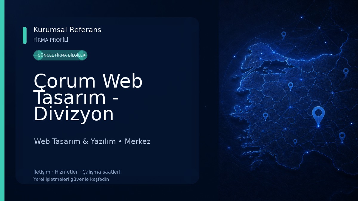 Çorum Web Tasarım - Divizyon