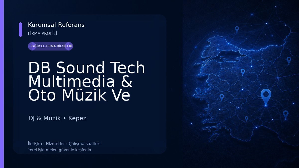 DB Sound Tech Multimedia & Oto Müzik Ve Bakım DJ & Müzik