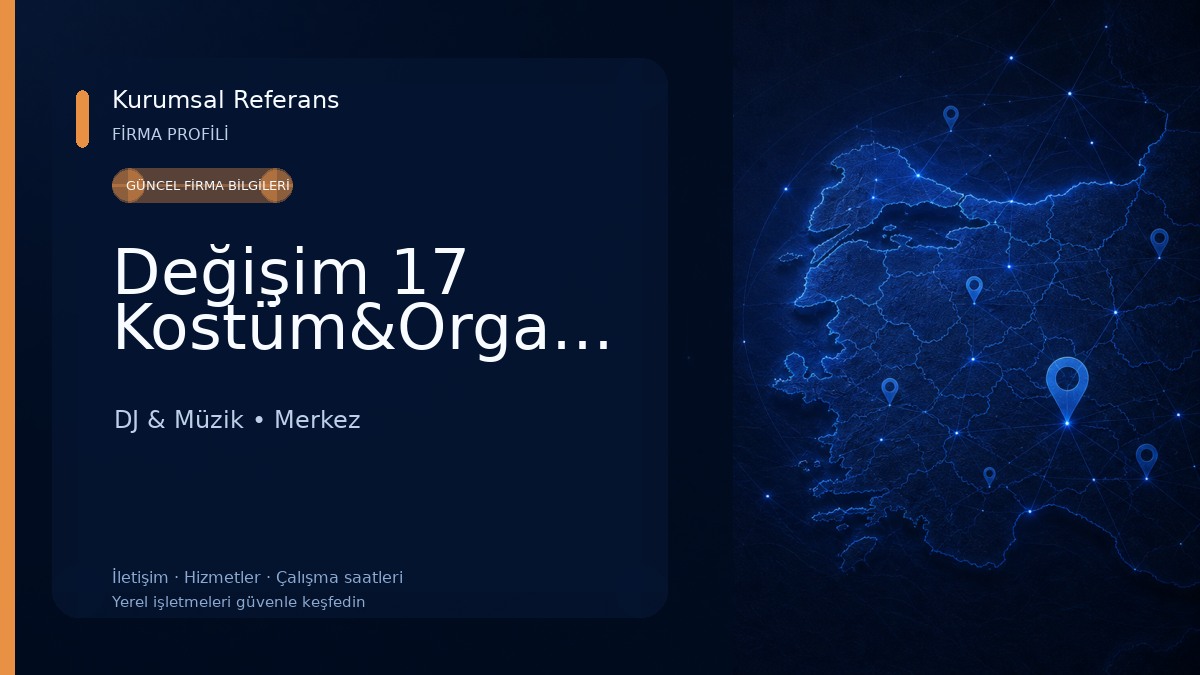 Değişim 17 Kostüm&Organizasyon 