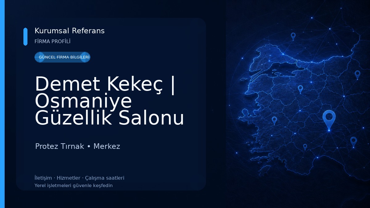 Demet Kekeç | Osmaniye Güzellik Salonu Protez Tırnak