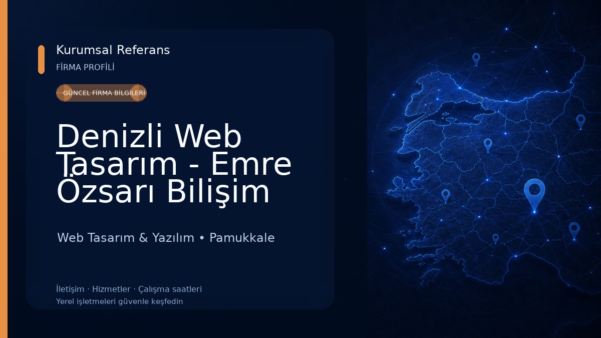 Denizli Web Tasarım - Emre Özsarı Bilişim Hizmetleri