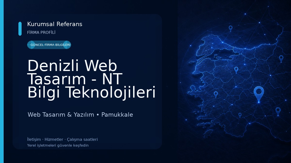 Denizli Web Tasarım - NT Bilgi Teknolojileri A.Ş.
