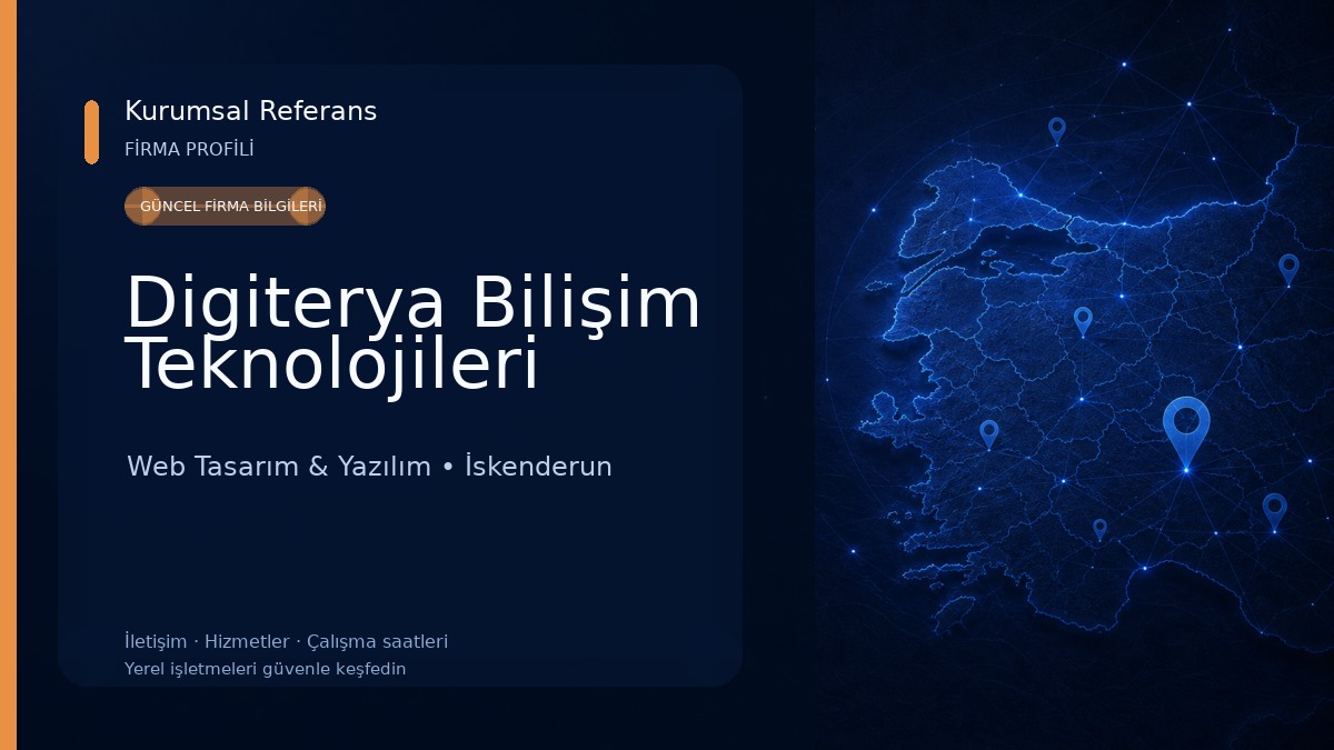 Digiterya Bilişim Teknolojileri Web Tasarım & Yazılım