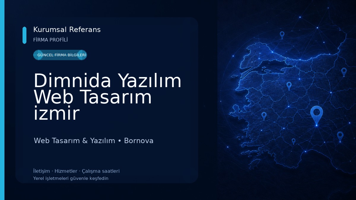 Dimnida Yazılım Web Tasarım izmir