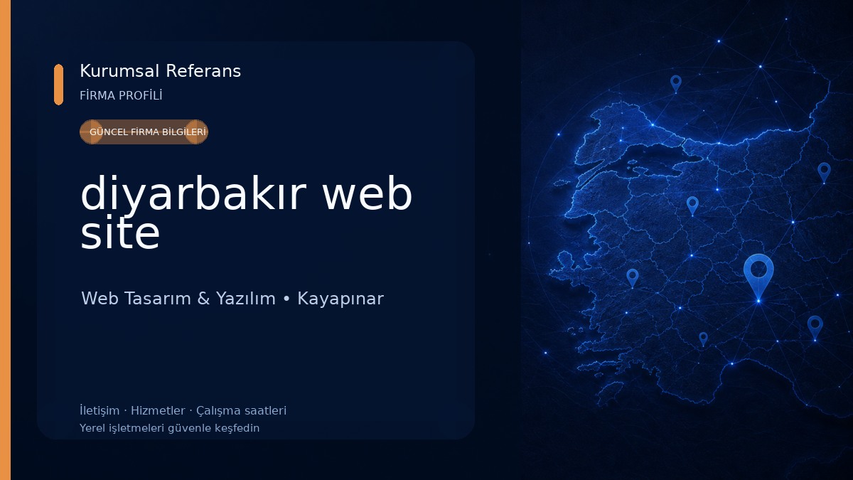 diyarbakır web site