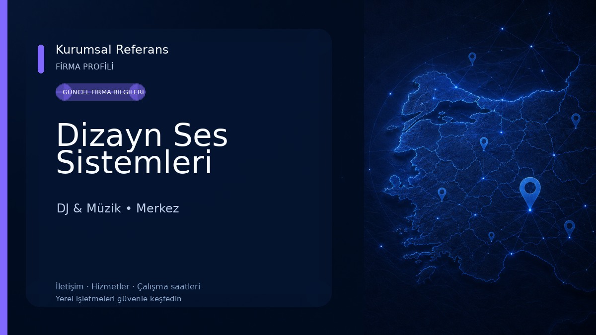Dizayn Ses Sistemleri DJ & Müzik