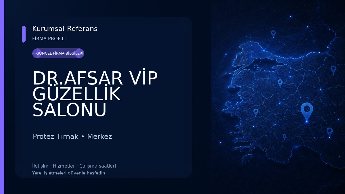DR.AFSAR VİP GÜZELLİK SALONU Protez Tırnak