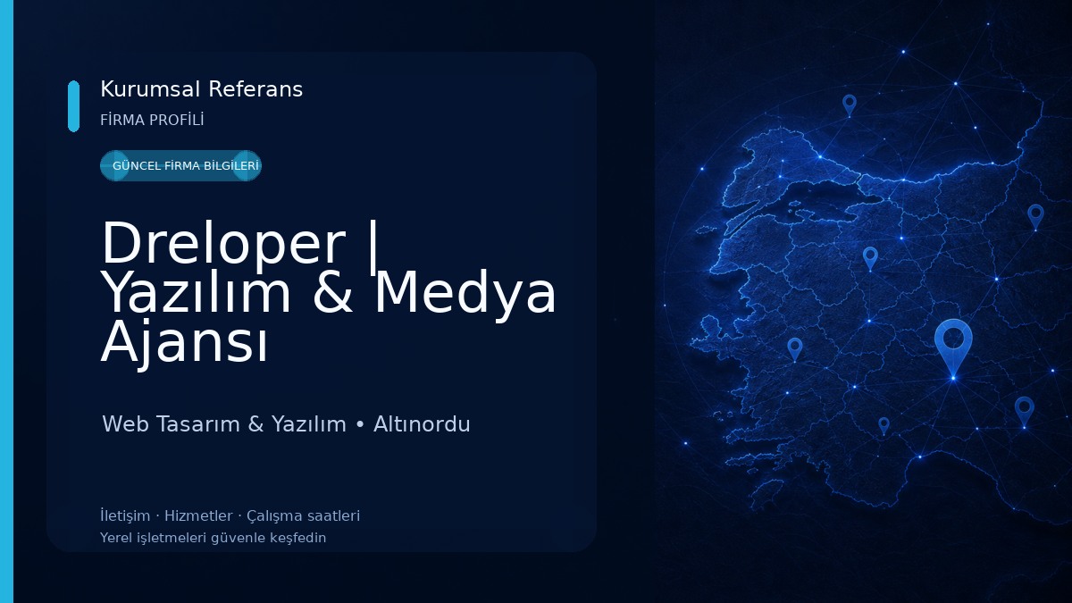 Dreloper | Yazılım & Medya Ajansı 