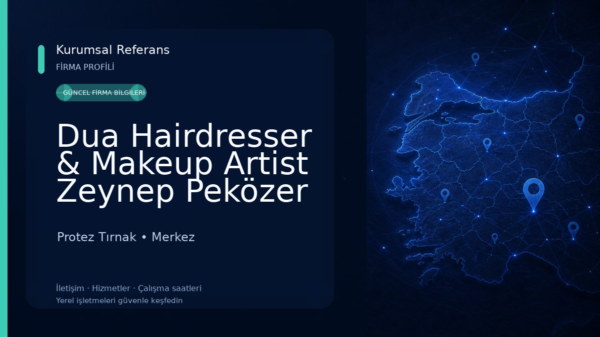 Dua Hairdresser & Makeup Artist Zeynep Peközer Protez Tırnak