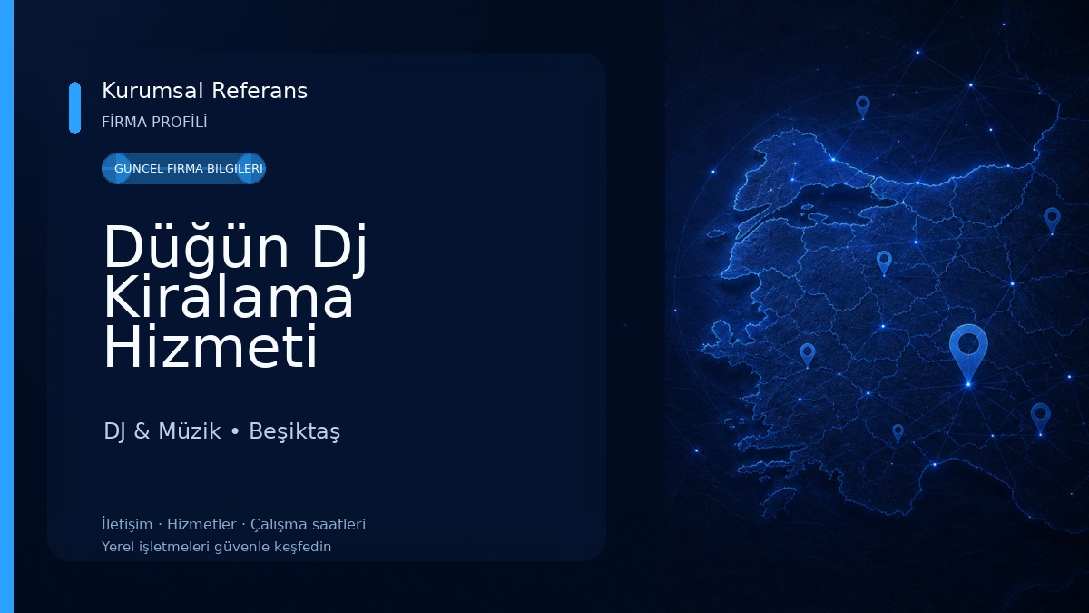 Düğün Dj Kiralama Hizmeti DJ & Müzik