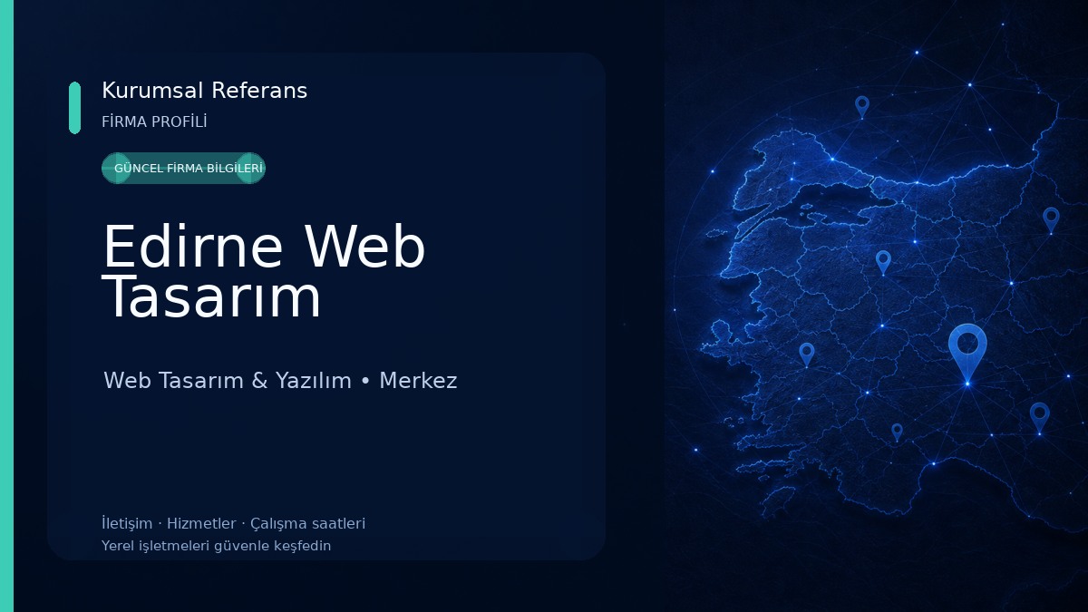Edirne Web Tasarım 
