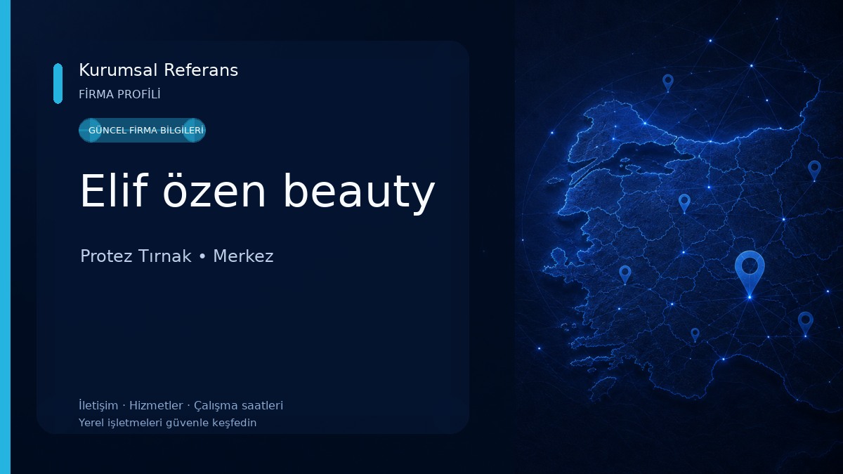Elif özen beauty