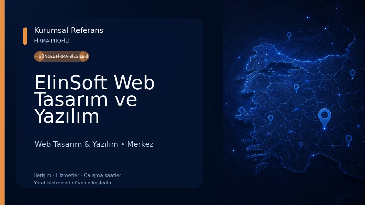 ElinSoft Web Tasarım ve Yazılım Hizmetleri