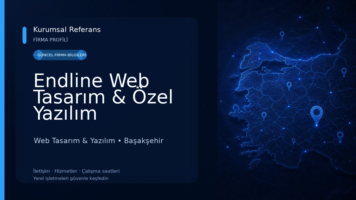 Endline Web Tasarım & Özel Yazılım Web Tasarım & Yazılım
