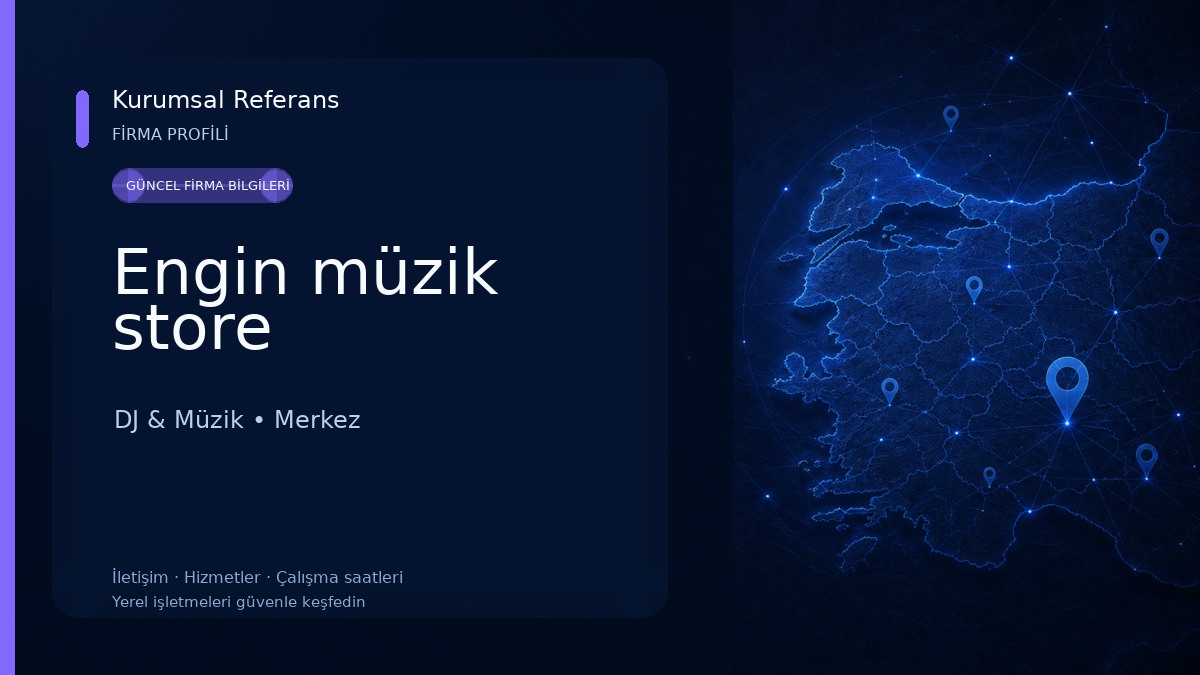 Engin müzik store