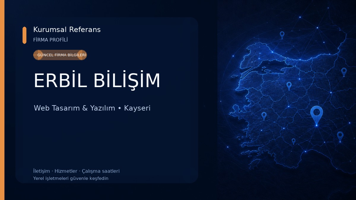 ERBİL BİLİŞİM Web Tasarım & Yazılım