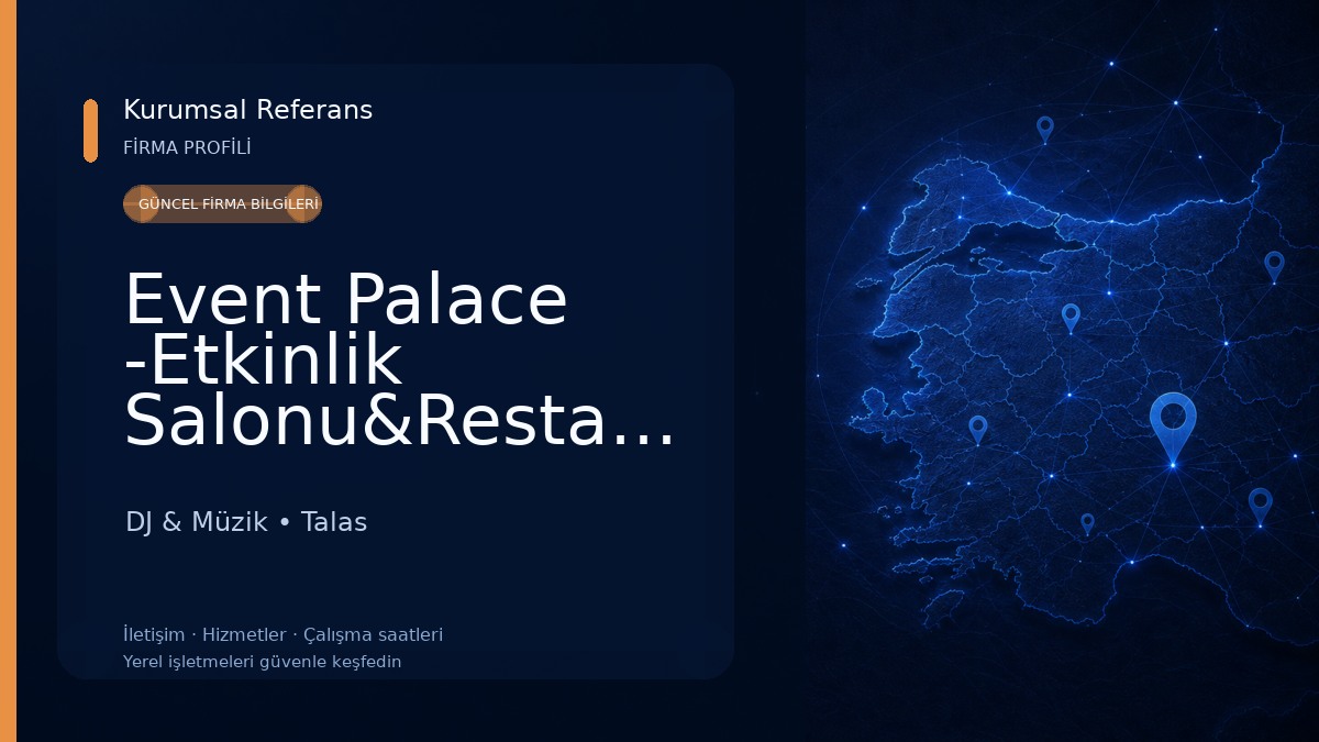 Event Palace -Etkinlik Salonu&Restaurant DJ & Müzik