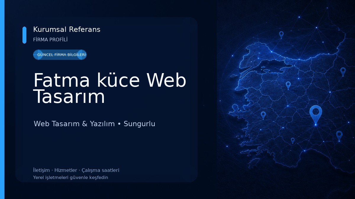 Fatma küce Web Tasarım 