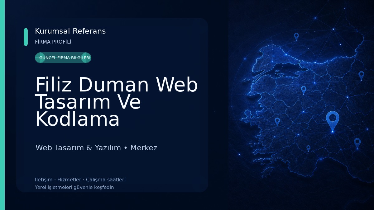 Filiz Duman Web Tasarım Ve Kodlama Web Tasarım & Yazılım